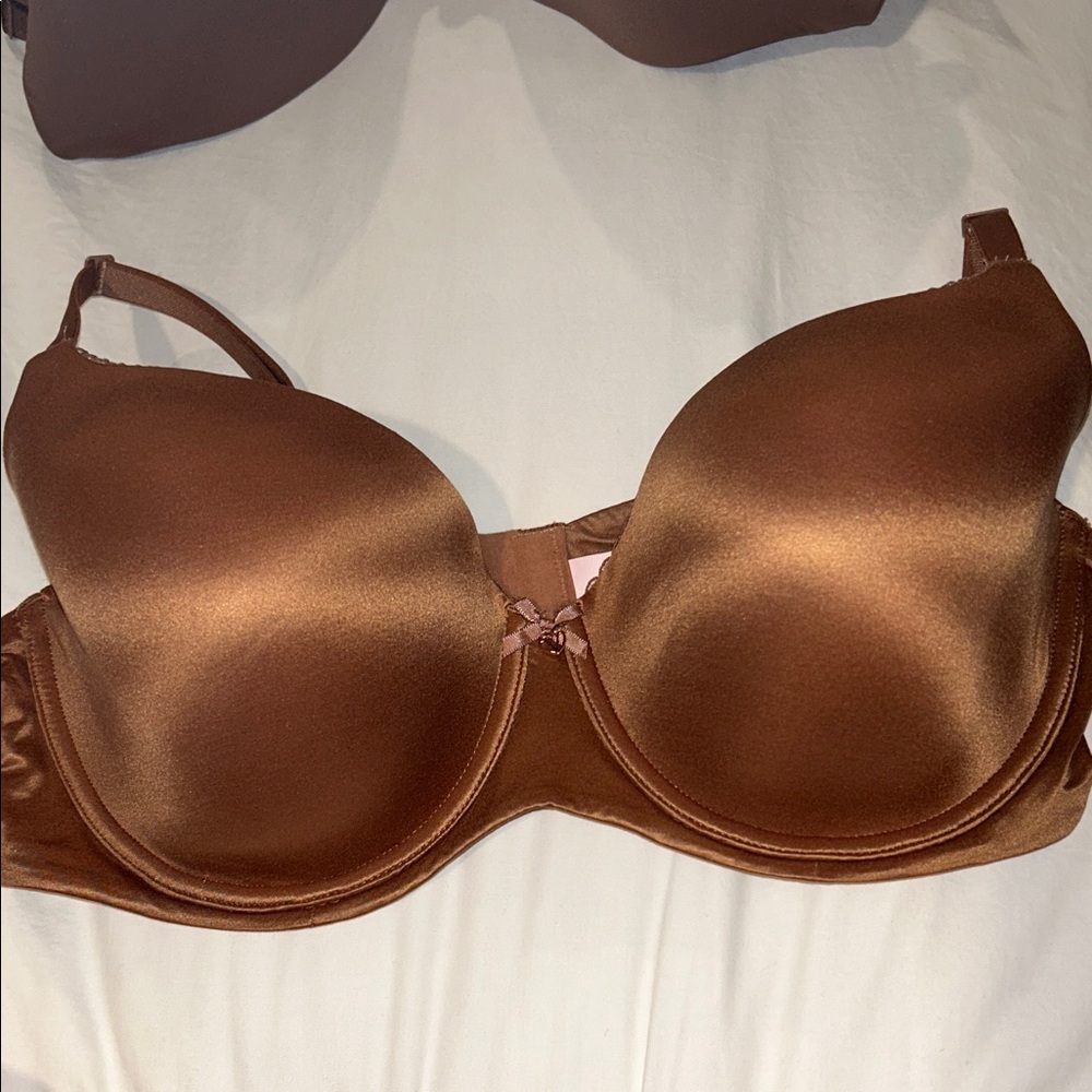 Elegant Toffee Bra body by Victoria lined Demi.